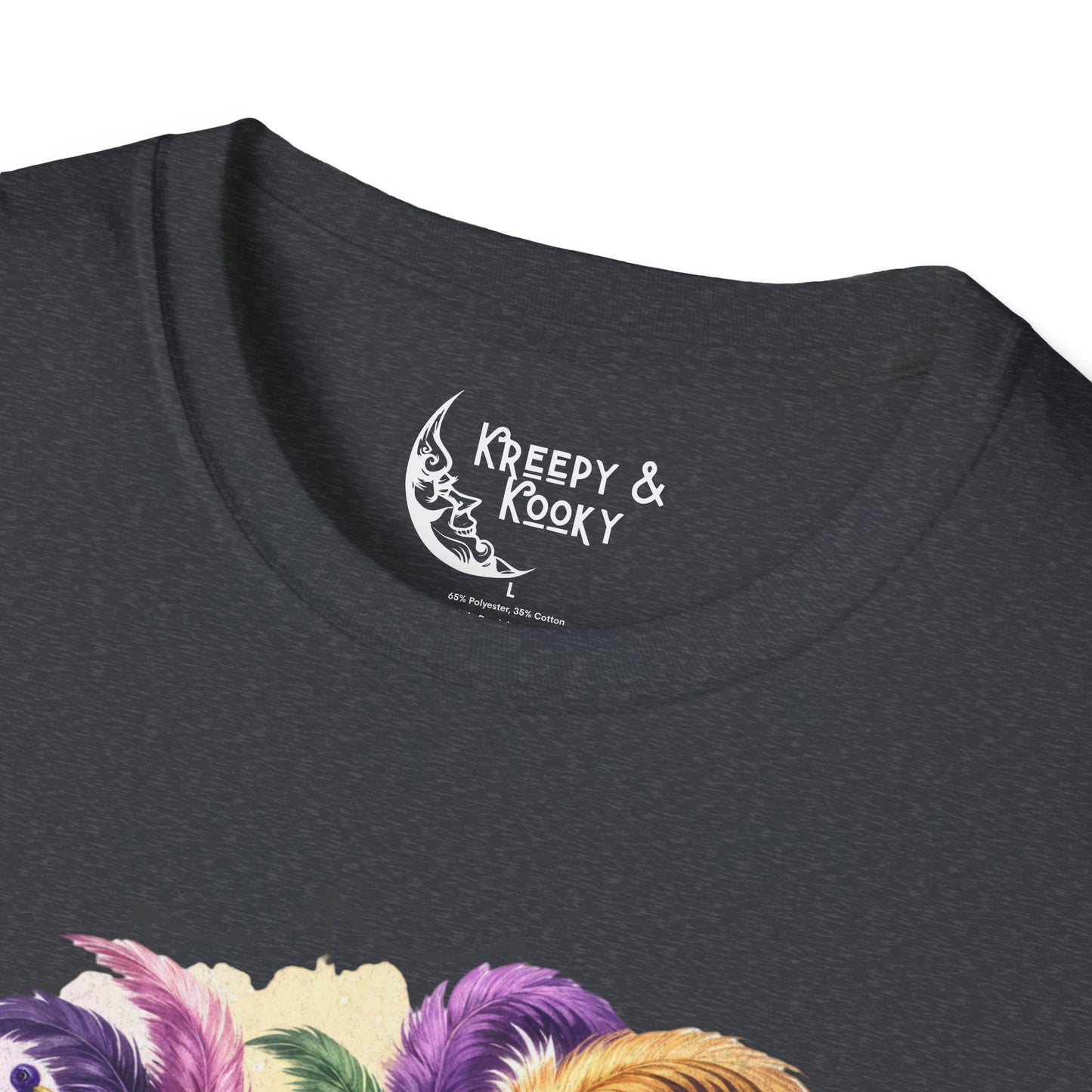Masquerade of the Macabre creepy mardi gras Unisex Softstyle T-Shirt