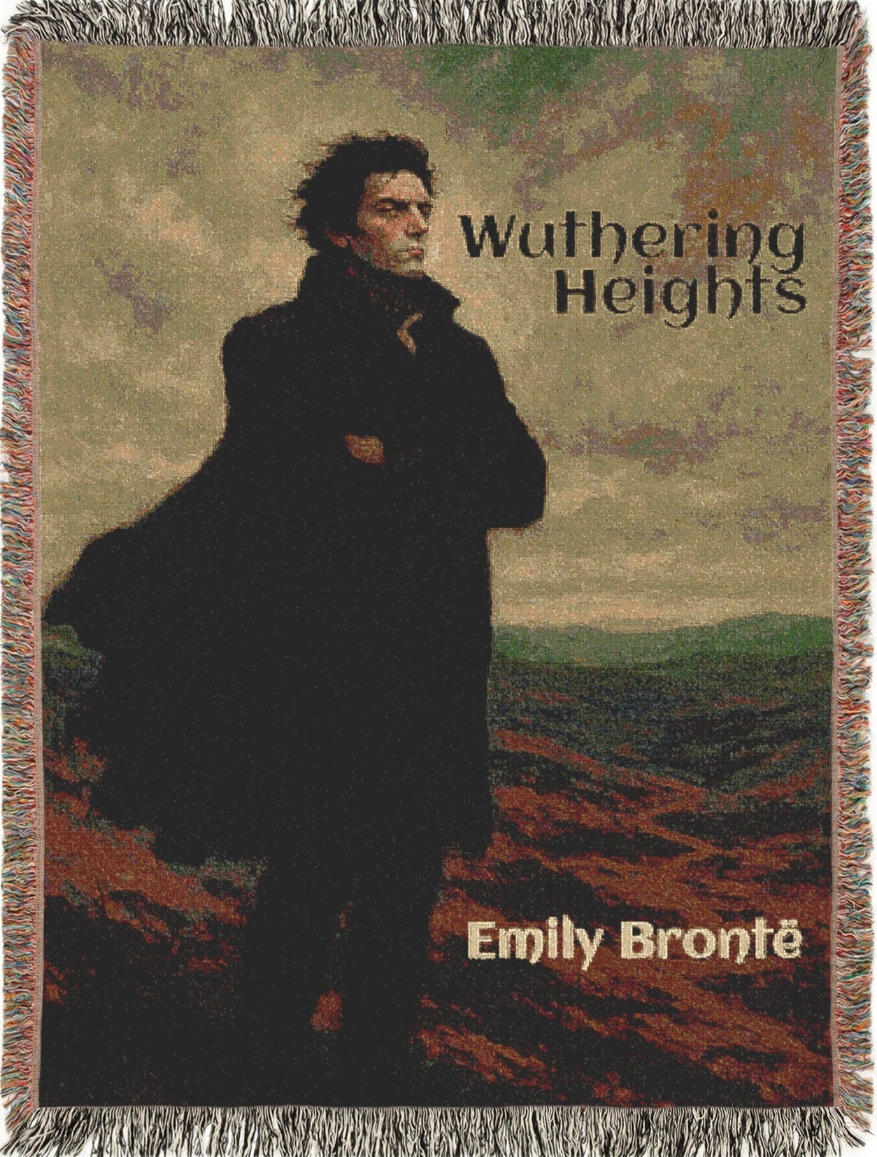 Wuthering Heights Romantic Woven Blanket - Cozy Art for Home Decor
