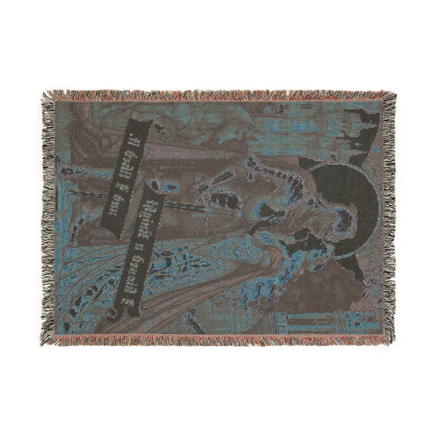 I Kissed a Knight woven blanket