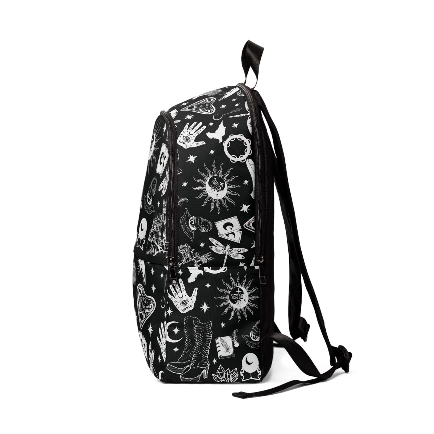 Witchy Woman Stevie Nicks-Inspired Backpack Mystical Adventure Unisex Fabric Backpack - Perfect for Travel and Daily Use