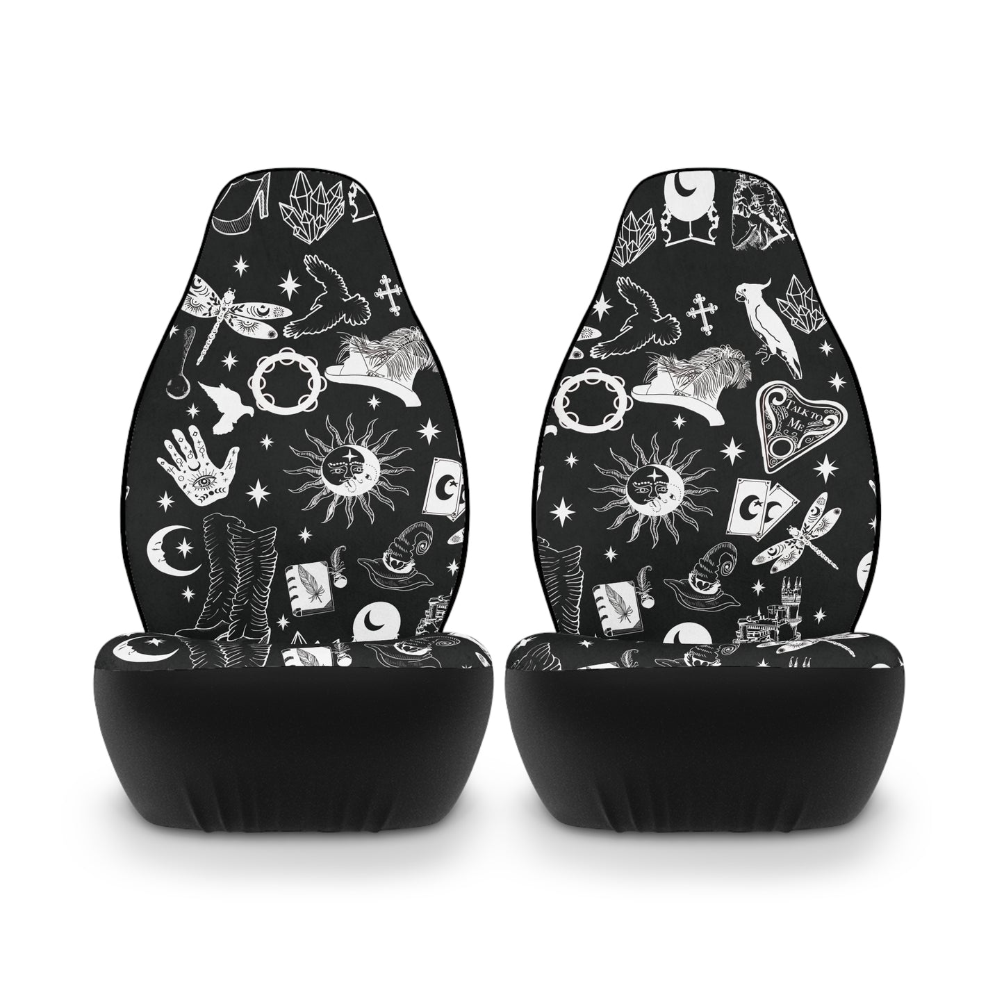 Witchy Woman Stevie Nicks-Inspired Car Seat Covers – Mystical Boho Chic Design