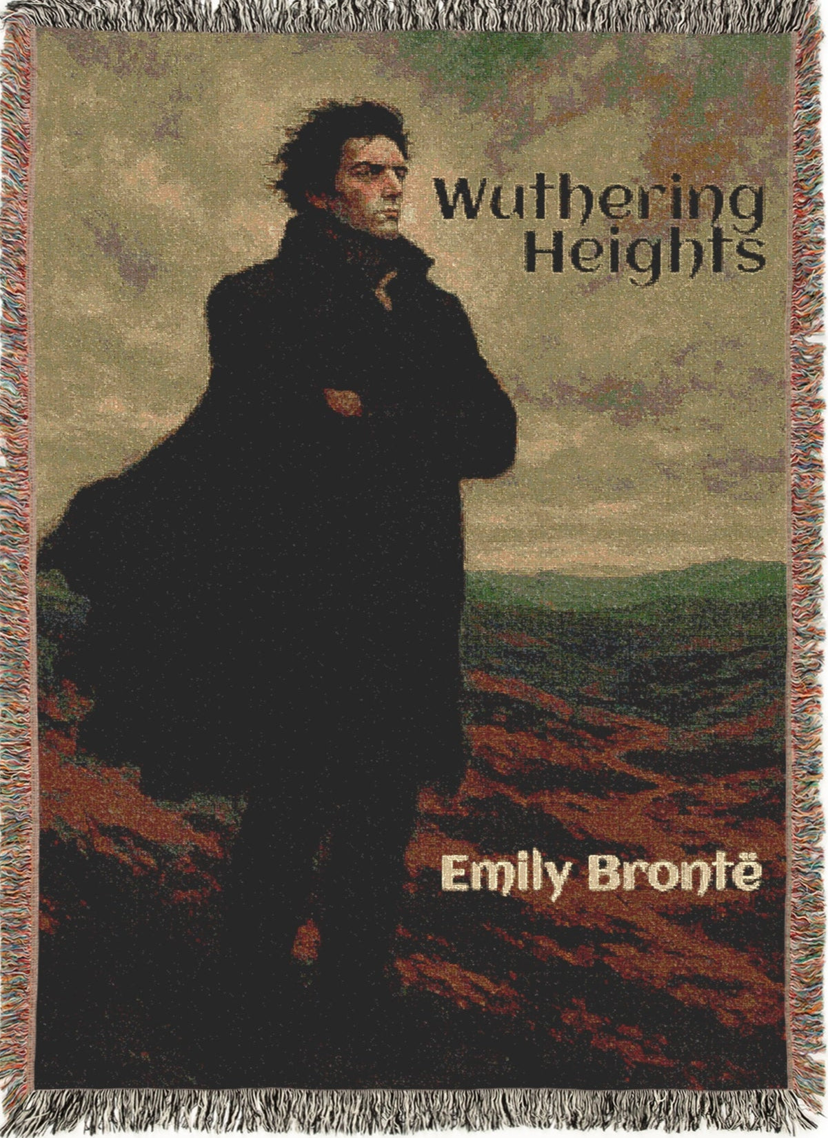 Wuthering Heights Romantic Woven Blanket - Cozy Art for Home Decor