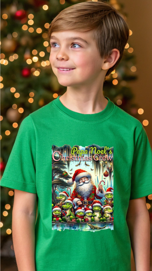 Papa Noel's Christmas Crew Kids Heavy Cotton™ Tee