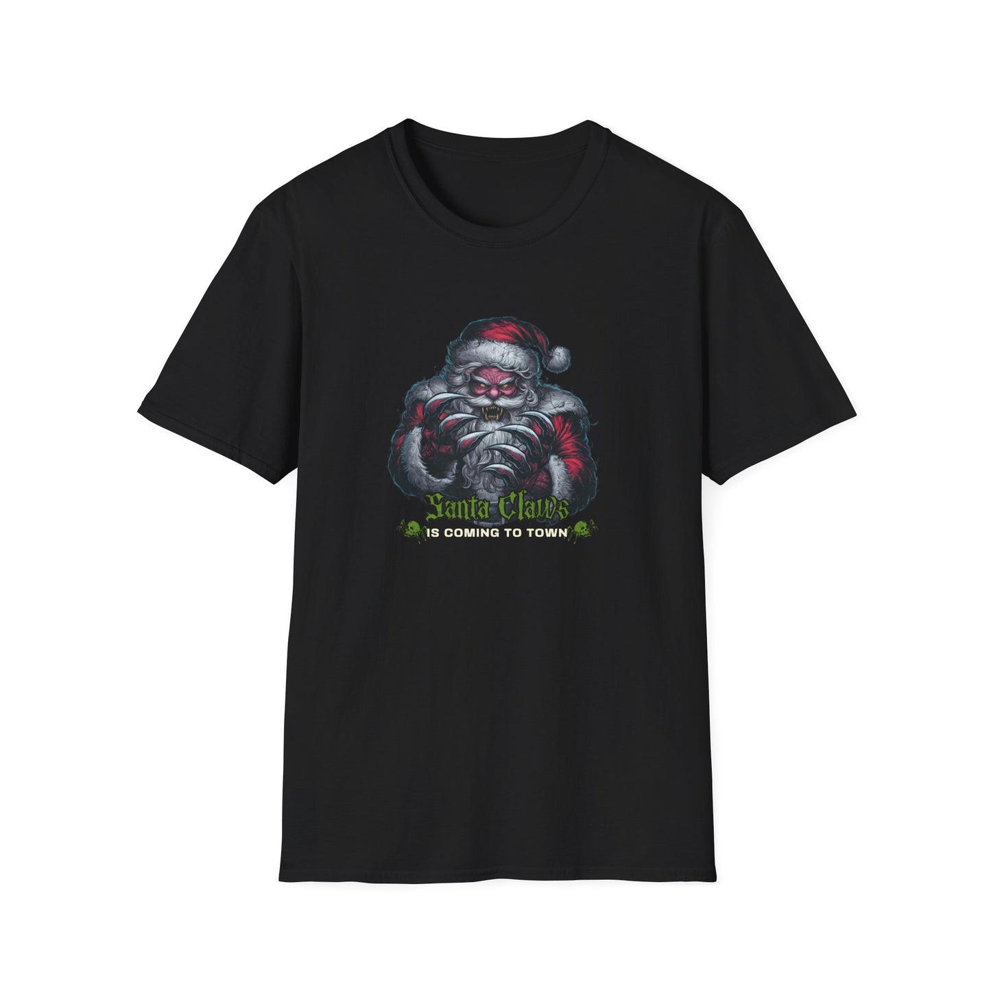 Santa Claws Scary Unisex Softstyle T-Shirt