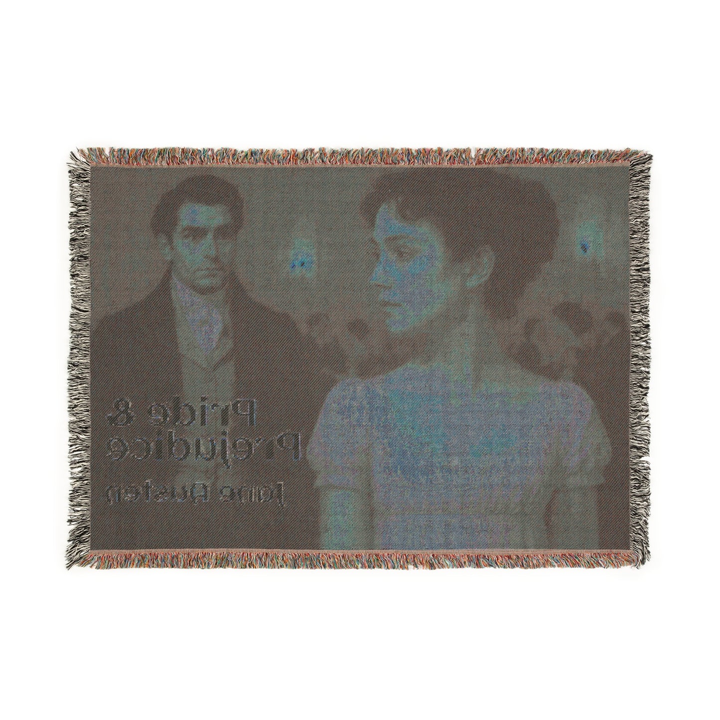 Pride and Prejudice Romantic Woven Blanket - Cozy Art for Home Decor