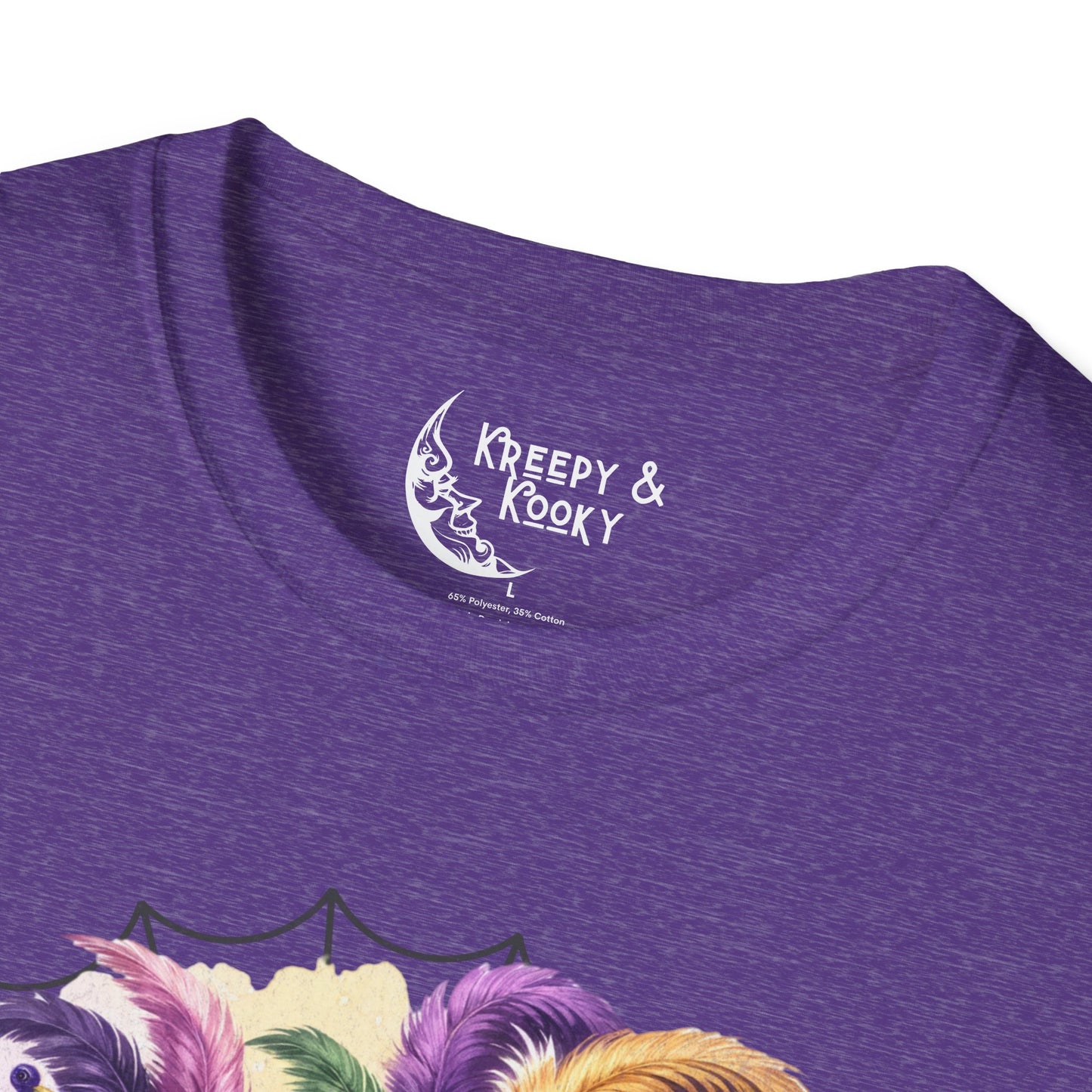 Masquerade of the Macabre creepy mardi gras Unisex Softstyle T-Shirt