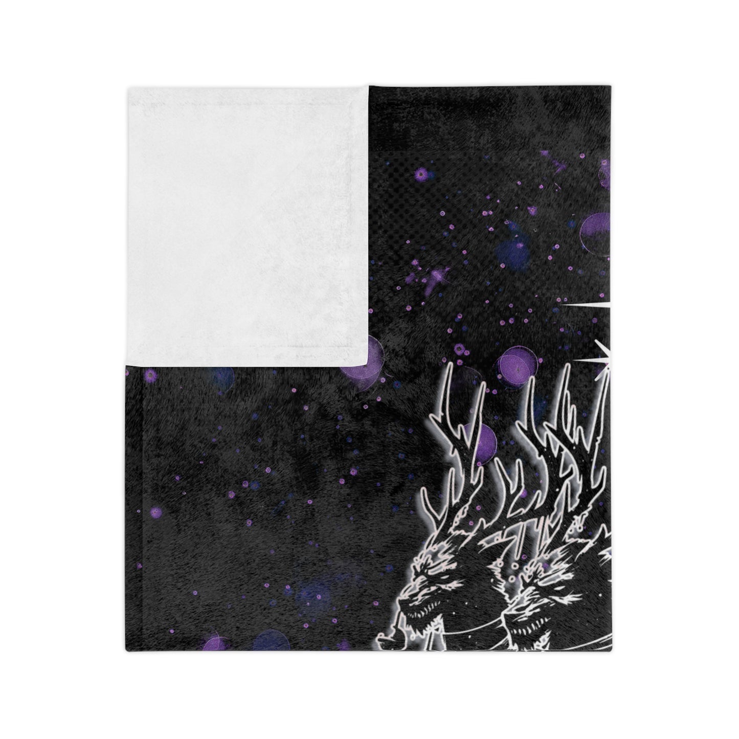 Krampus Midnight Sleigh Blanket
