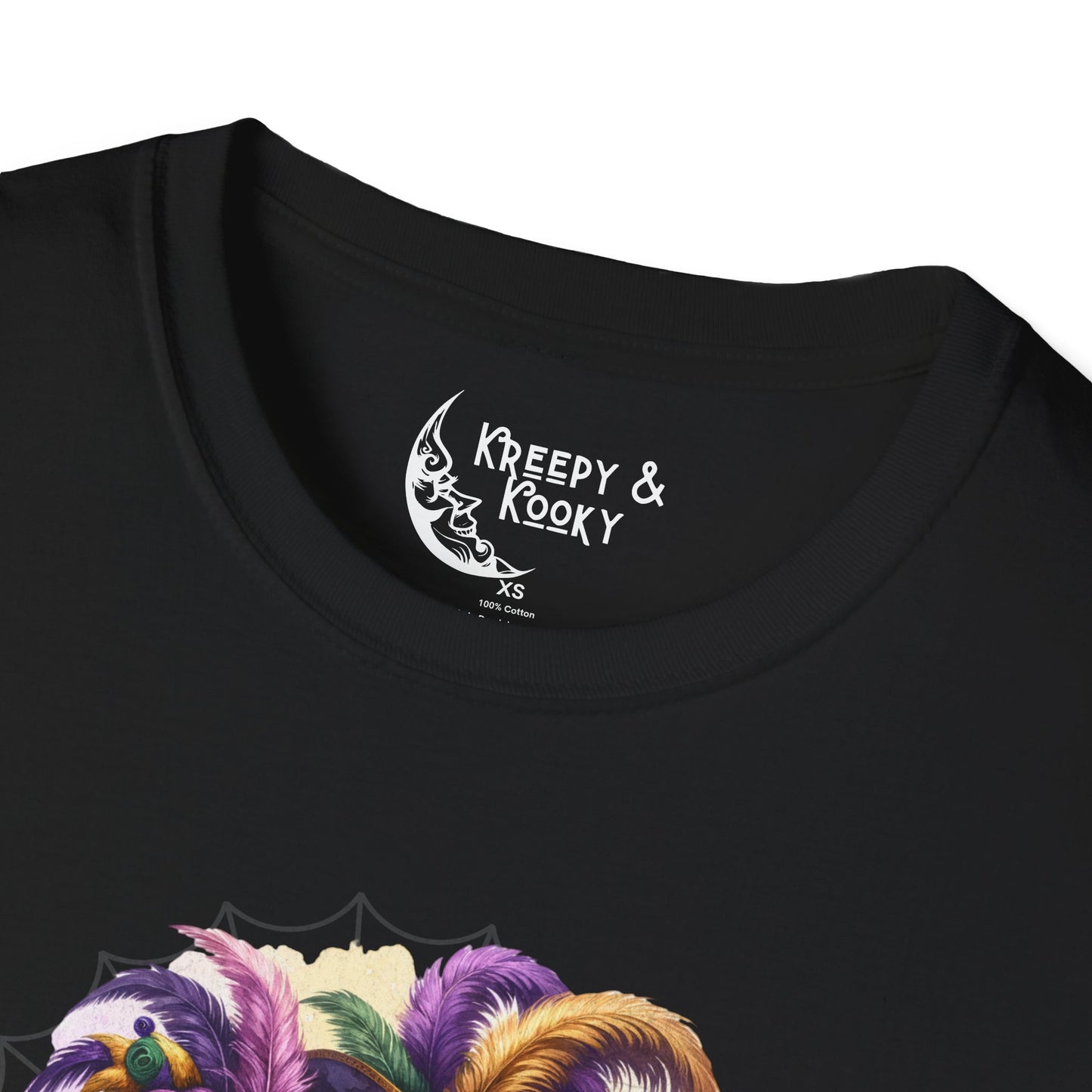 Masquerade of the Macabre creepy mardi gras Unisex Softstyle T-Shirt