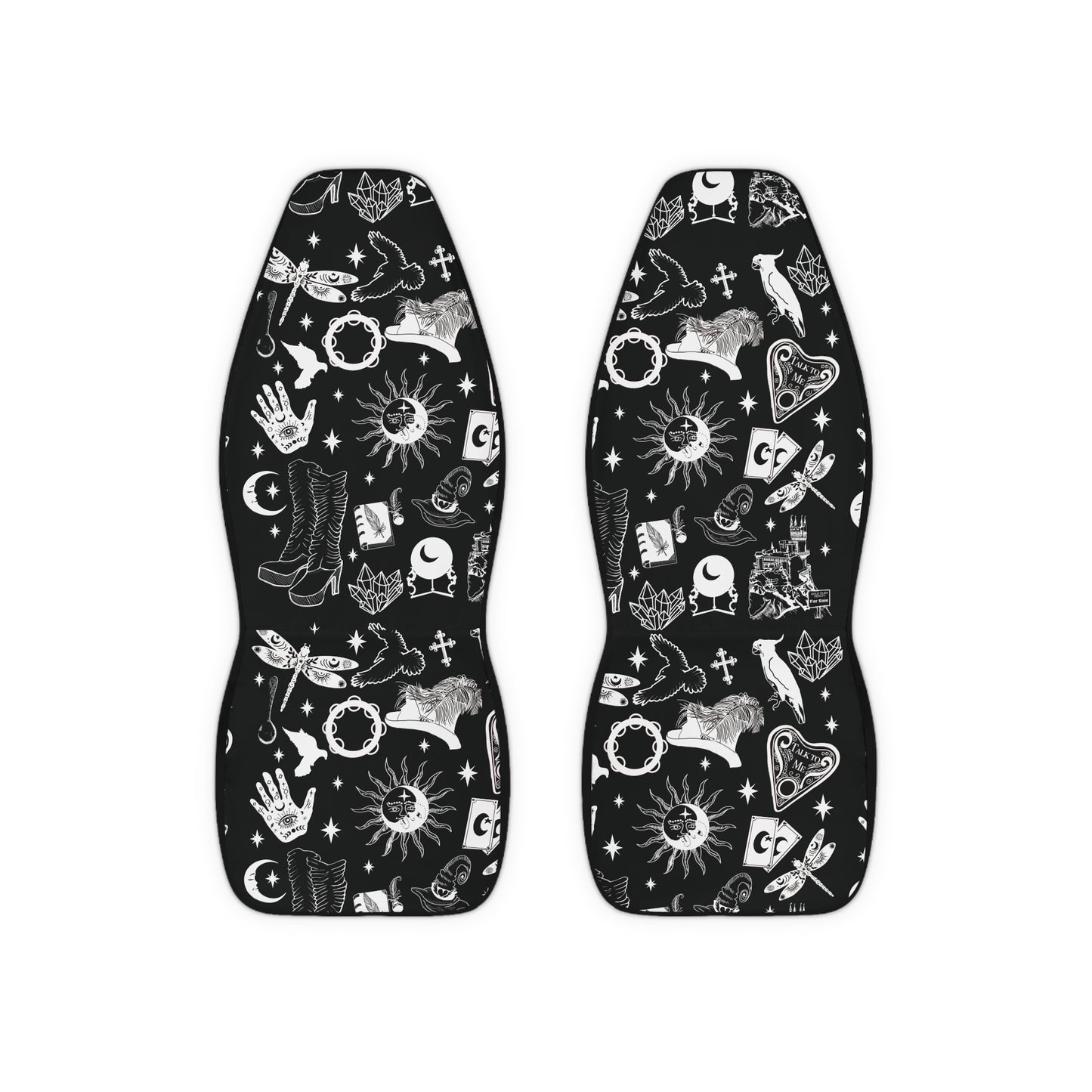 Witchy Woman Stevie Nicks-Inspired Car Seat Covers – Mystical Boho Chic Design