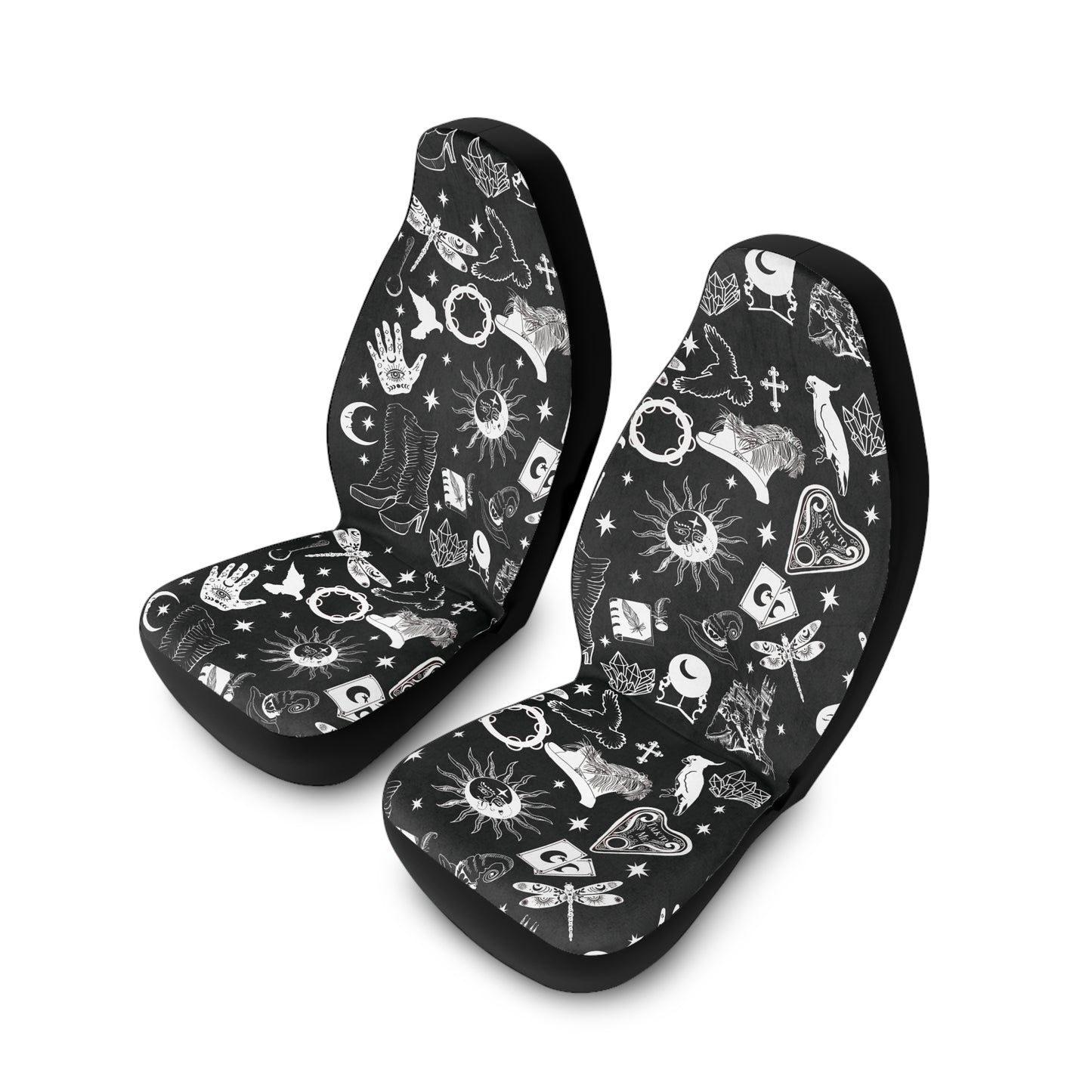 Witchy Woman Stevie Nicks-Inspired Car Seat Covers – Mystical Boho Chic Design
