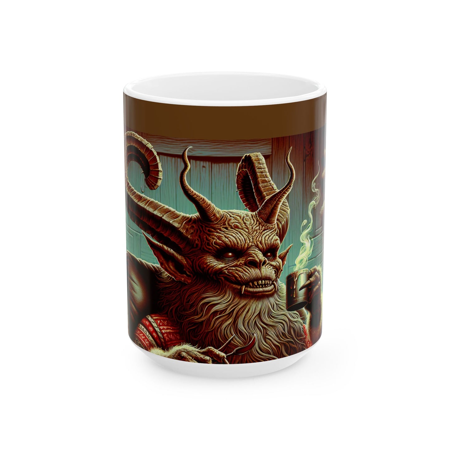 Drinking Krampus Ceramic Mug