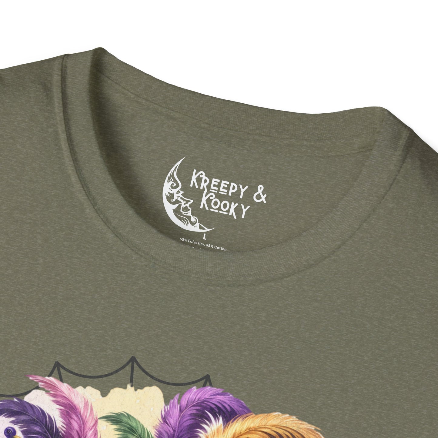 Masquerade of the Macabre creepy mardi gras Unisex Softstyle T-Shirt