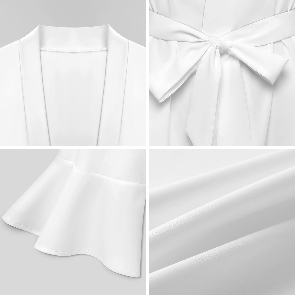 Midnight Séance Robe Ruffle Long Sleeve Robe