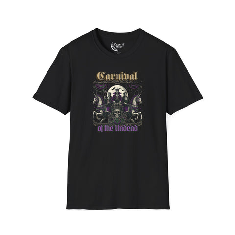 Carnival of the undead creepy mardi gras Unisex Softstyle T-Shirt