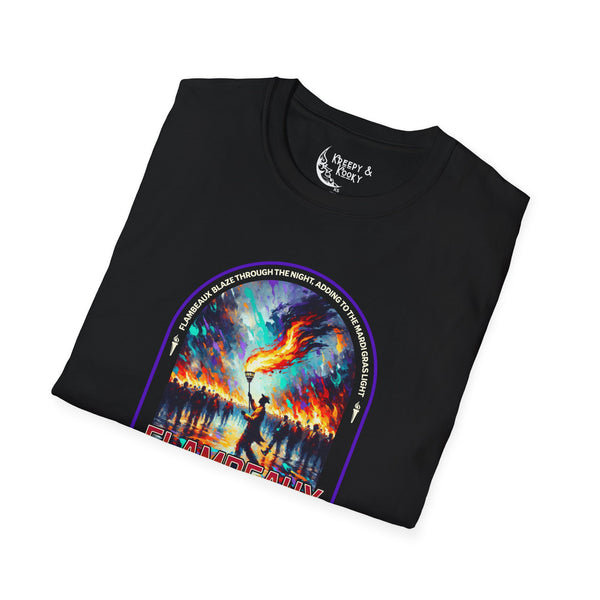 Flambeaux mardi gras Unisex Softstyle T-Shirt