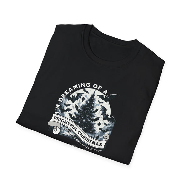 Frightful Christmas spirit scary creepy Unisex Softstyle T-Shirt