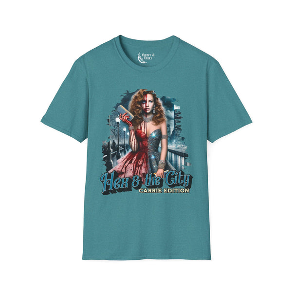 Hex and the City Carrie creepy dead Unisex Softstyle T-Shirt