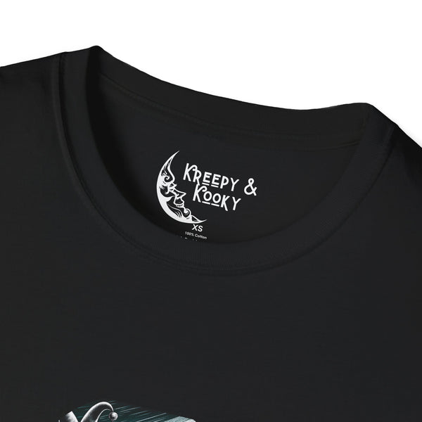 Jester of the dead skeleton creepy mardi gras Unisex Softstyle T-Shirt