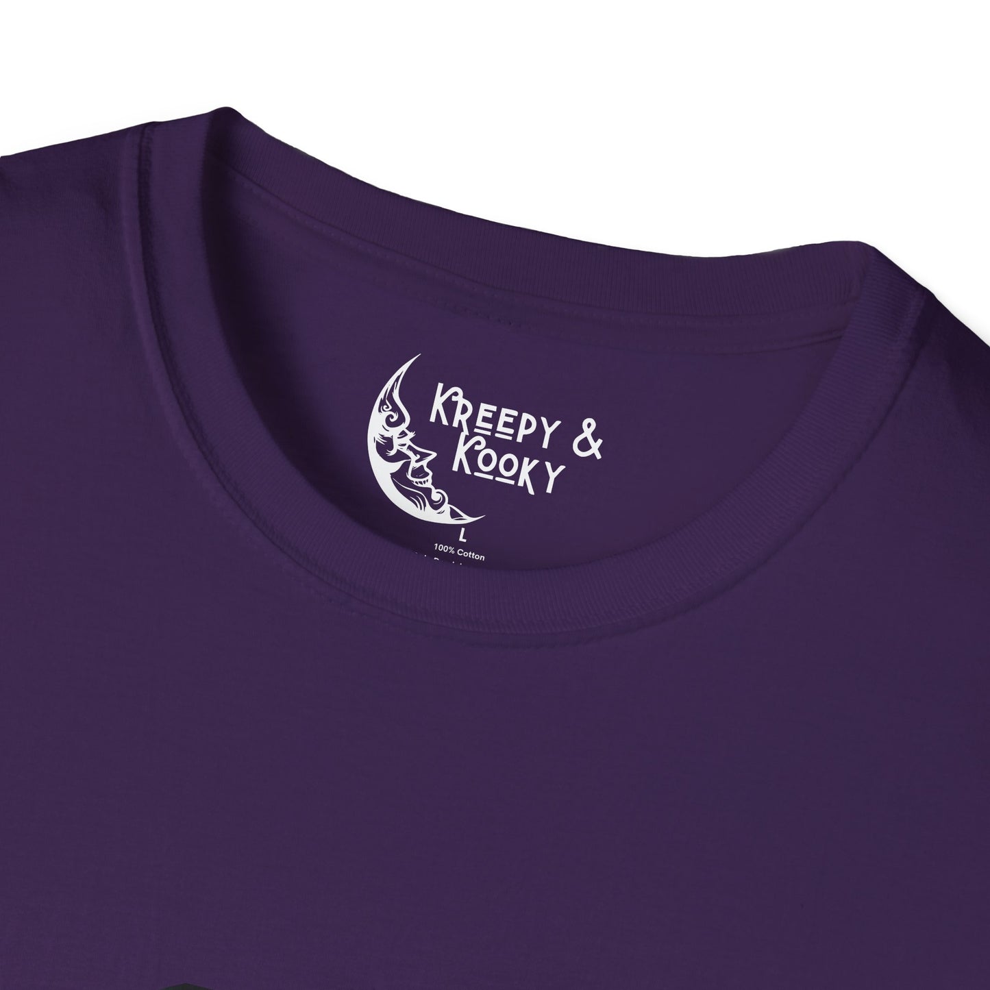 Jester of the dead skeleton creepy mardi gras Unisex Softstyle T-Shirt