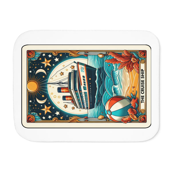 The Cruise Tarot Card Sherpa Blanket