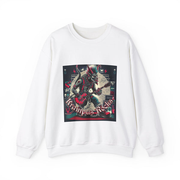 Krampus Rocks Punk version Unisex Heavy Blend™ Crewneck Sweatshirt