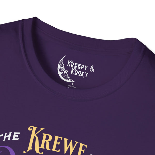 Krewe of the Damned creepy mardi gras Unisex Softstyle T-Shirt