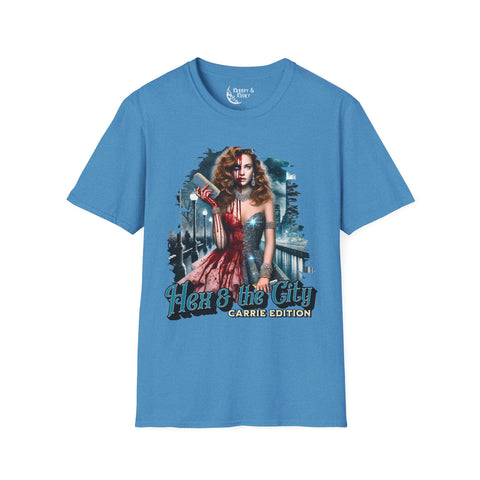 Hex and the City Carrie creepy dead Unisex Softstyle T-Shirt