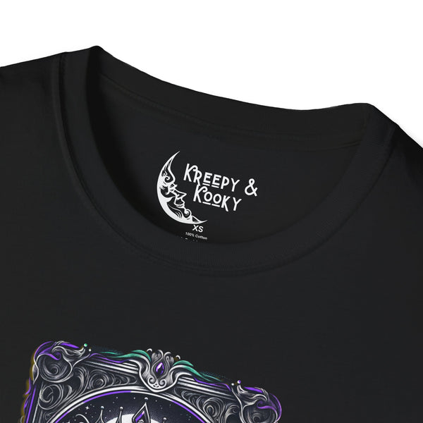 The Bead Collector tarot skeleton creepy mardi gras Unisex Softstyle T-Shirt