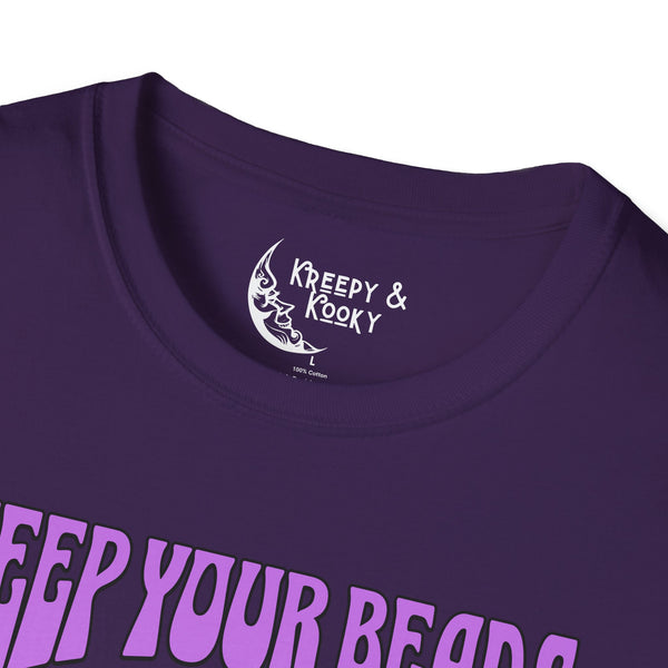 Keep your beads I want king cake mardi gras Unisex Softstyle T-Shirt