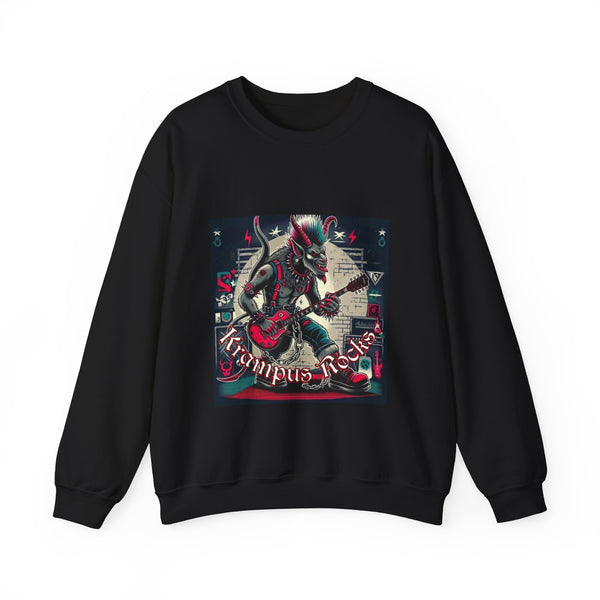 Krampus Rocks Punk version Unisex Heavy Blend™ Crewneck Sweatshirt