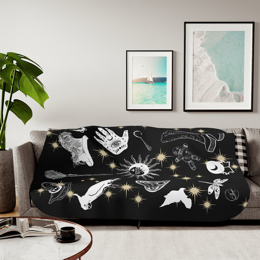 Witchy Woman Sherpa Blanket – Stevie Nicks Inspired