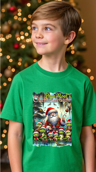 Papa Noel's Christmas Crew Kids Heavy Cotton™ Tee