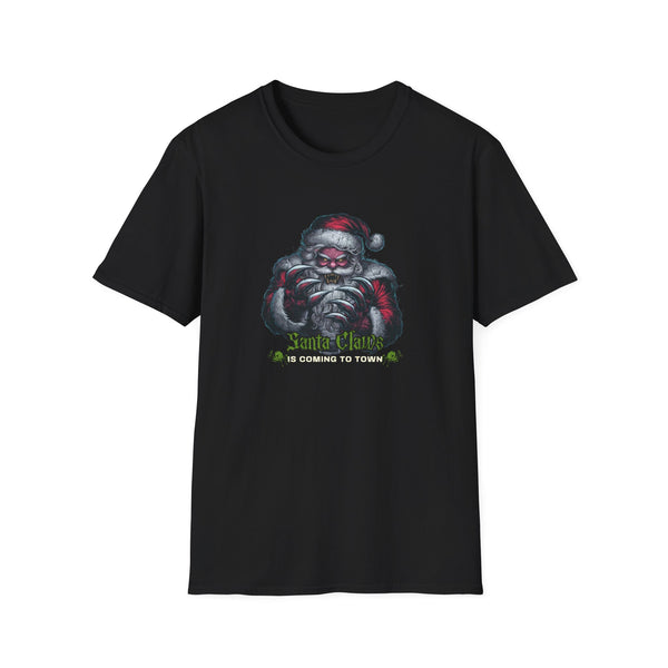 Santa Claws Scary  Unisex Softstyle T-Shirt