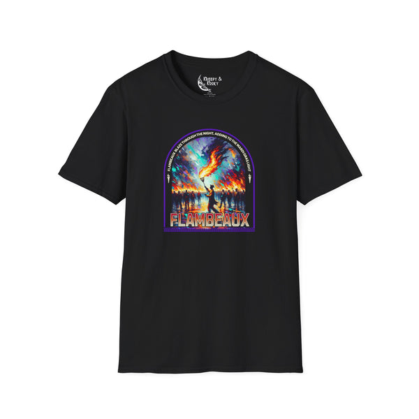 Flambeaux mardi gras Unisex Softstyle T-Shirt