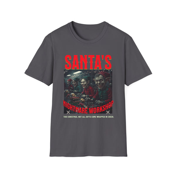 Santa's Nightmare Scary Christmas Elves Unisex Softstyle T-Shirt