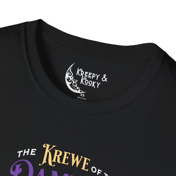 Krewe of the Damned creepy mardi gras Unisex Softstyle T-Shirt