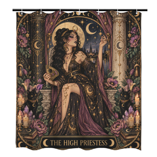 The High Priestess Shower Curtain
