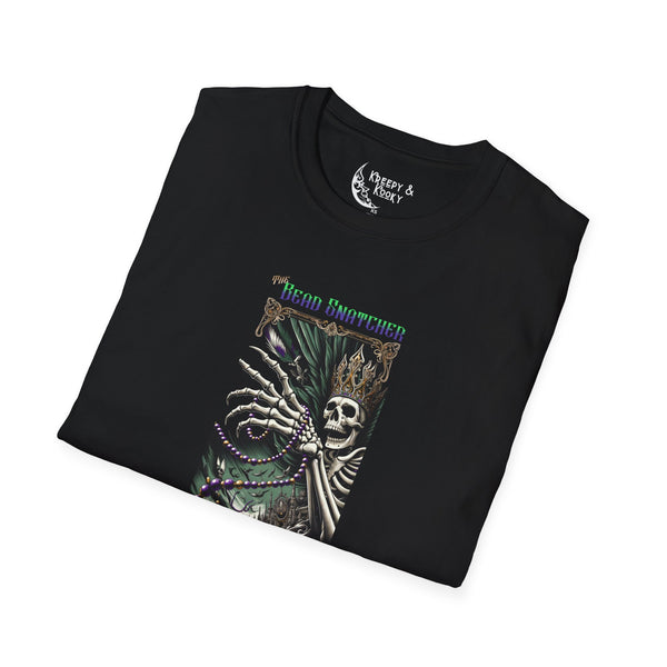 The Bead Snatcher creepy mardi gras Unisex Softstyle T-Shirt