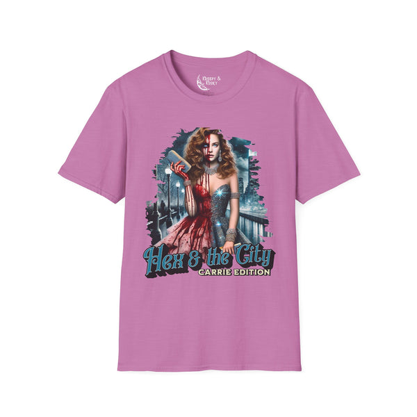 Hex and the City Carrie creepy dead Unisex Softstyle T-Shirt