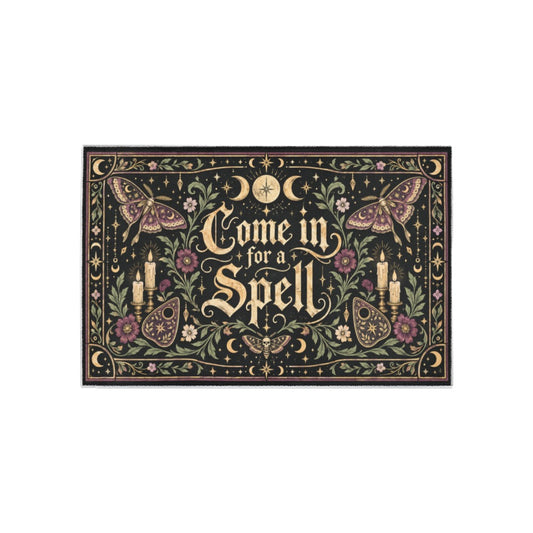 Come in for a Spell rug Area Rug 5' x 3.2'