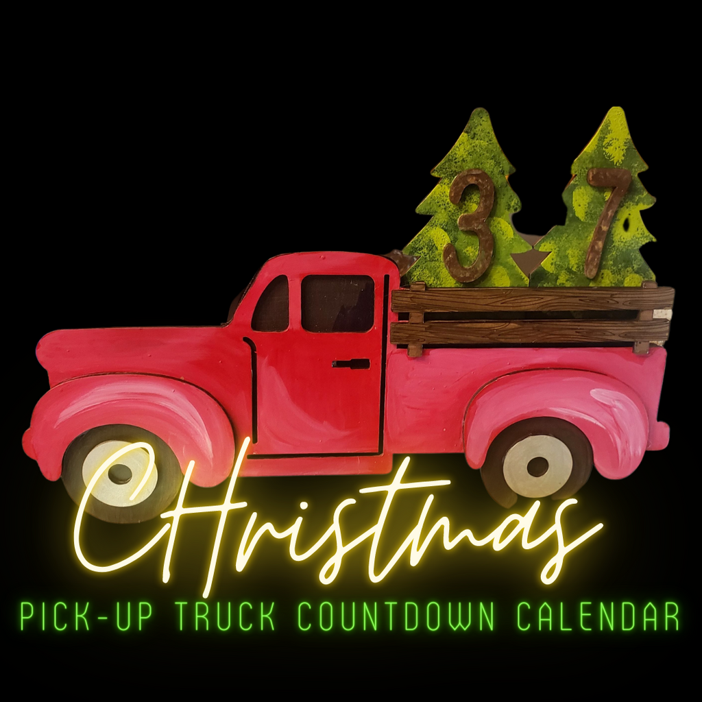 Christmas Pick-up Truck Countdown Calendar