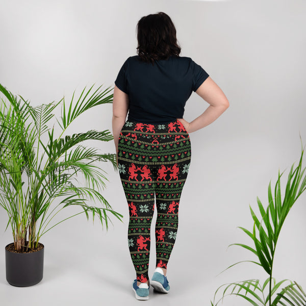 Krampus All-Over Print Plus Size Leggings